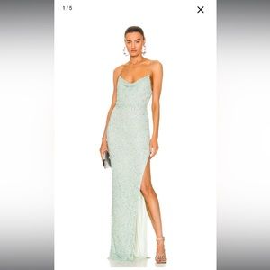 Retrofete Loretta dress in bleached aqua